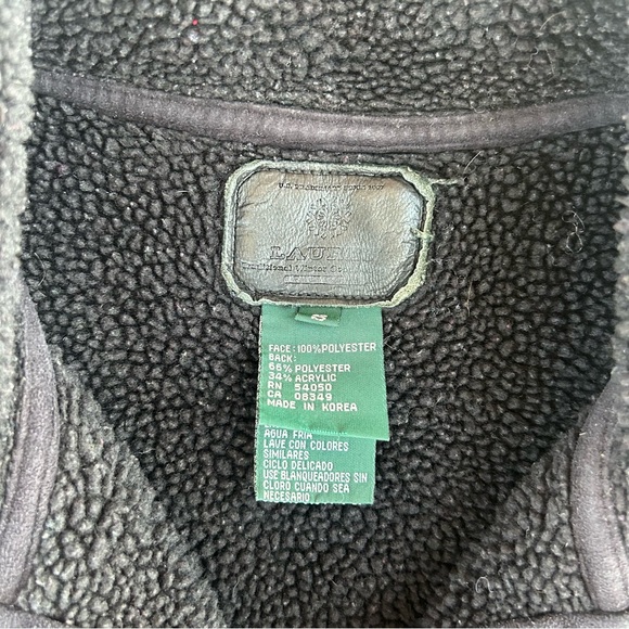 Black Lauren Ralph Lauren Suede Vest Size Small - Picture 4 of 5